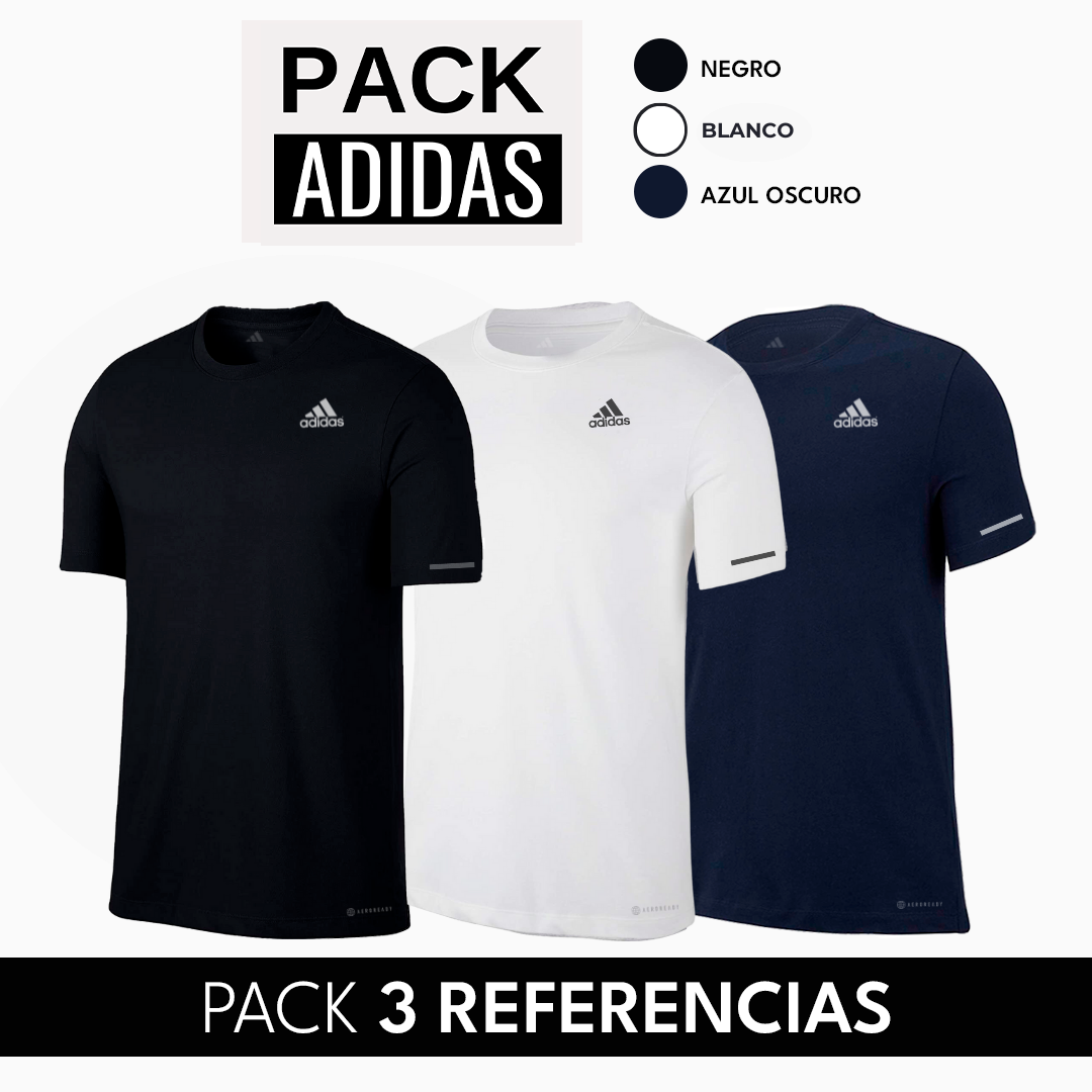 PACK X 3 Camisetas Deportivas