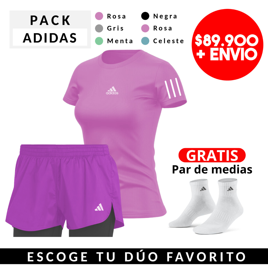 COMBO ADIDAS CAMISETAS + SHORT