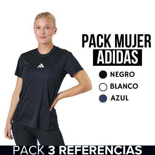 PACK X 3 Camisetas Deportivas Mujer