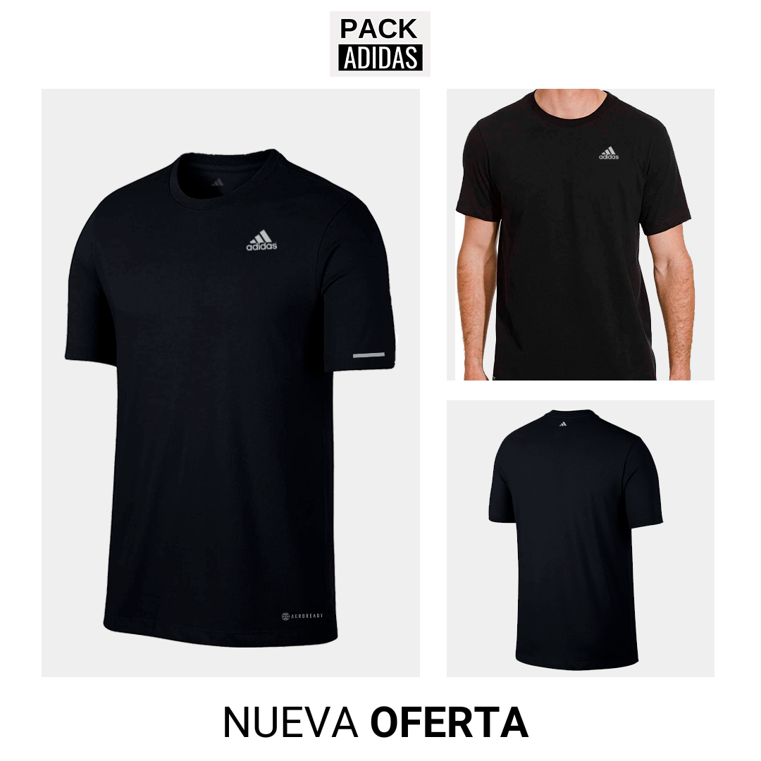 PACK X 3 Camisetas Deportivas