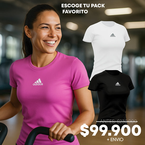 PACK DE CAMISETAS MUJER COLOR