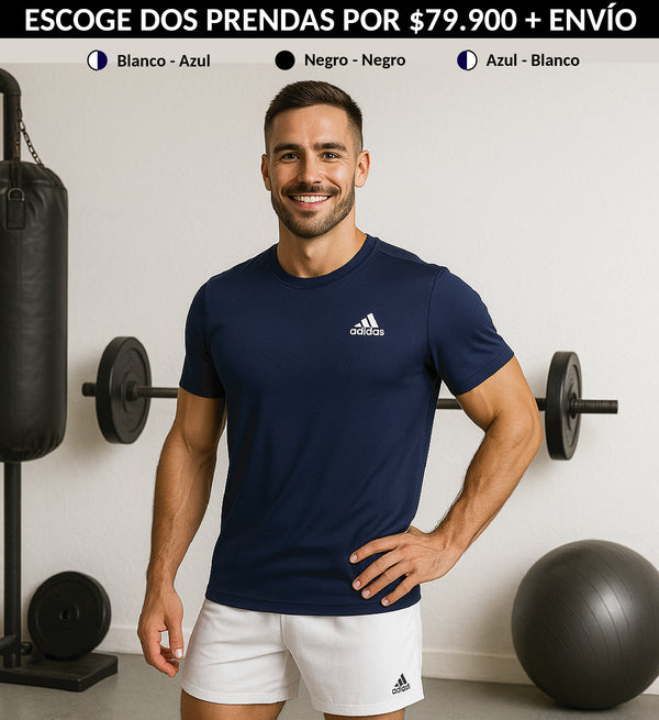 COMBO ADIDAS HOMBRE CAMISETA + PANTALONETA