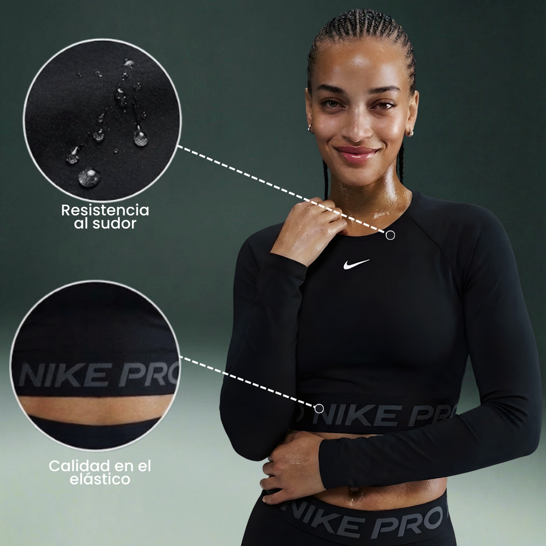 CAMISETAS MANGA LARGA NIKE DAMA PACK X3